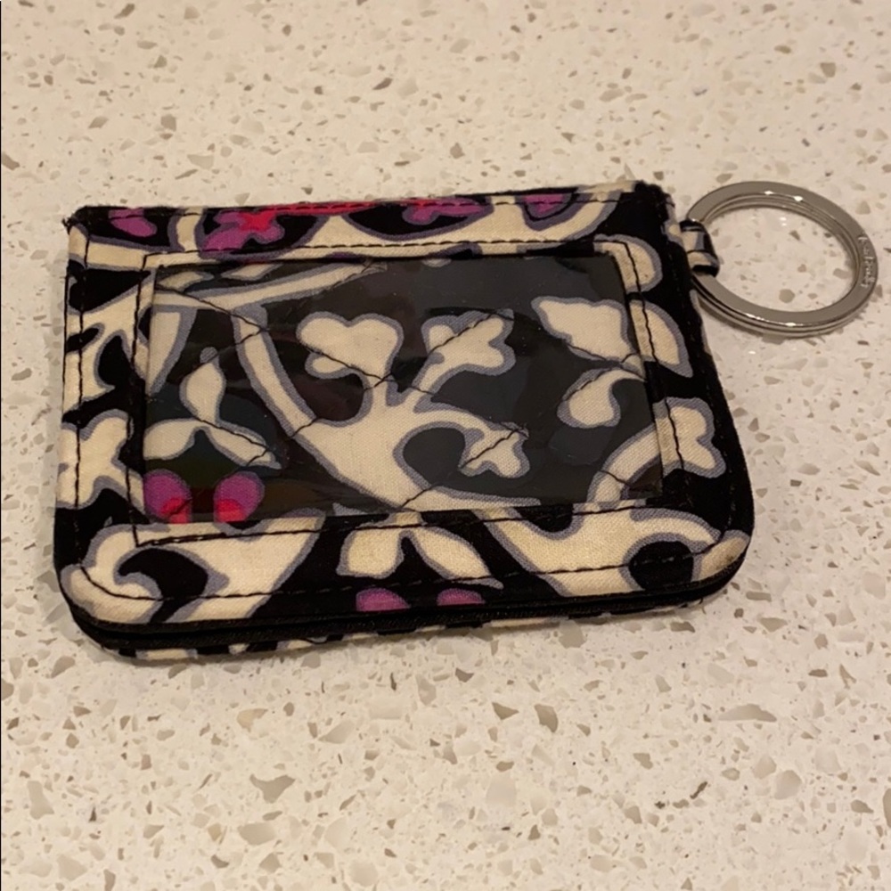 Vera Bradley key ring wallet ID case